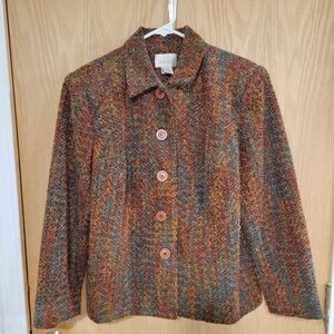 Studio Works Multi-Colored Blazer Size 14